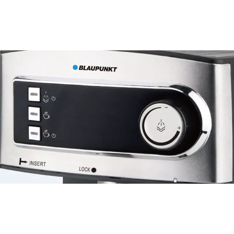 Blaupunkt CMP301 espressomasin, 15 bar, 1,6 l, hõbedane/must