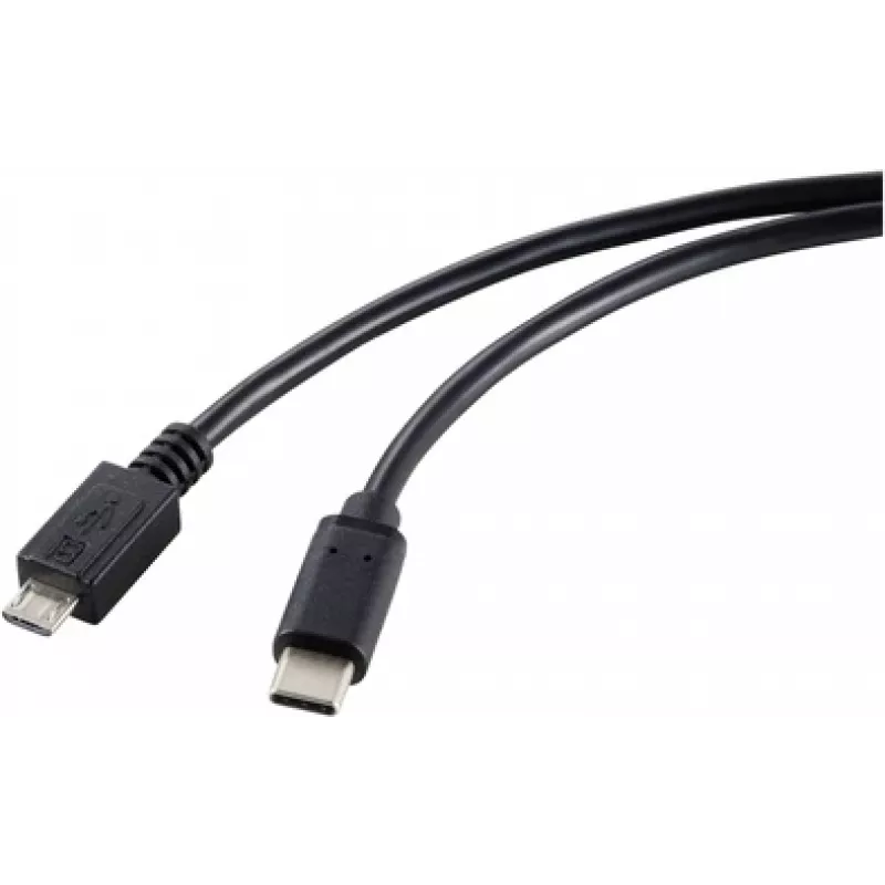 Renkforce RF-5720396 USB-kaabel Must