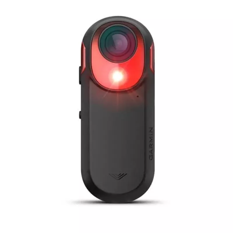 Tagumise vaate radar koos kaameraga Garmin Varia RCT716 — juhtmevaba, IPX7, 220° vaade, kuni 10 h aku, 147 g