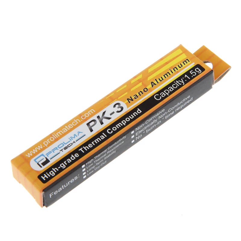Termopasta PROLIMATECH PK-3 1,5 g — soojusjuhtivus 11,2 W/m·K