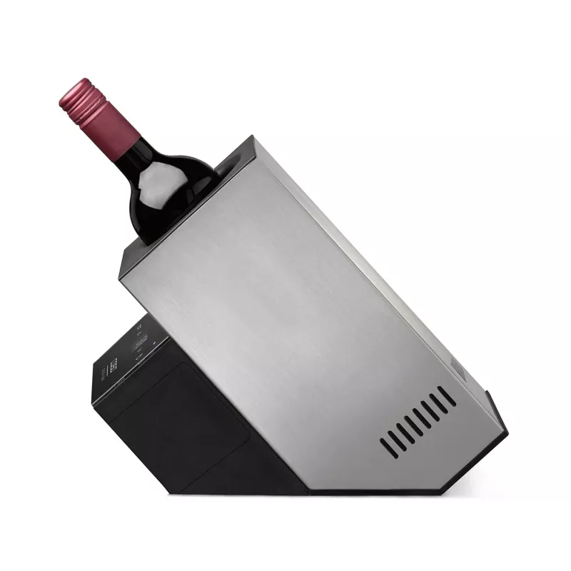 Caso | Veinijahuti | WineCase Deluxe roostevaba teras | Pudelite mahutavus 1 | Must/Hõbedane