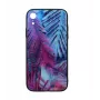 Tellur Cover Glass print ekraanikaitseklaas iPhone XR-ile prinditud palmimustriga
