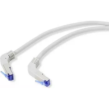 Renkforce RF-4892520 RJ45 võrgukaabel, paigakaabel CAT 6a S/FTP 20,00 m hall (RAL 7035) 90° allapoole suunatud 1 tk (RF-4892520)