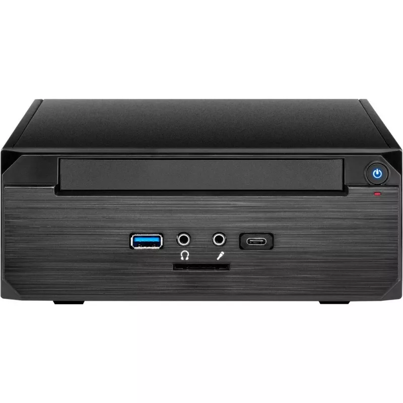 INTER-TECH ITX MW-02 Type C 3.0 sisaldab välist USB 3.0 Type C-pistikut, sisaldab õhukest DVD-pesa (88881246)