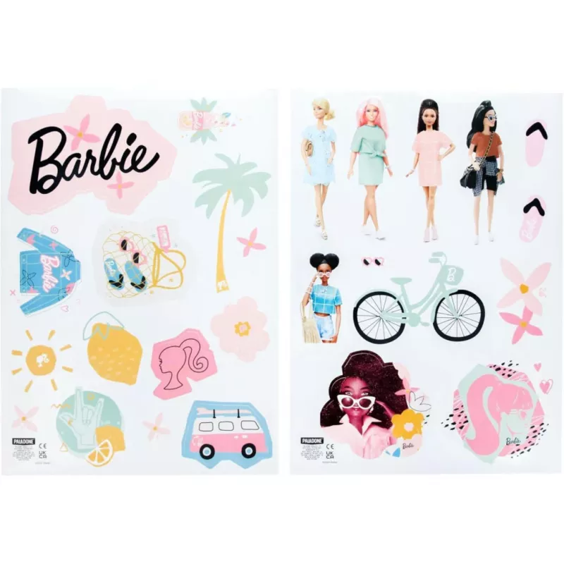Paladone Barbie isikupärastatavad seinakleebised