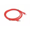 PATCHCORD Cat.6 UTP 2M Punane FLUKE PASSED LANBERG 10-PACK