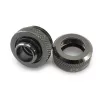 XSPC Connector G1/4 kuni 14 mm Hardtube, must kroom - 8 tk
