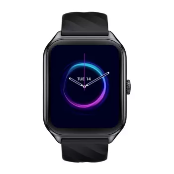 Nutikell Zeblaze GTS 4 — 1,94 tolli (4,93 cm) AMOLED, 466×466 px, puuteekraan, Wi‑Fi, silikoonrihm, must