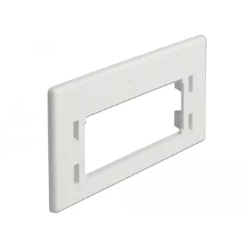 Keystone adapterplaat, paigaldus/montaaž (valge)