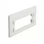 Keystone adapterplaat, paigaldus/montaaž (valge)