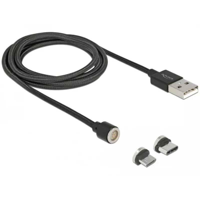 USB-kaabel DeLOCK 85723 USB 2.0 1,1 m USB A USB-C/Mikro-USB-B must