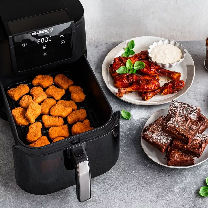 Air Fryer Rommelsbacher FRH 1700 Single 8 L Stand-alone 1700 W with 10 Programs and LED Display