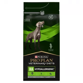 Kuiv koeratoit Purina Nestlé Pro Plan Veterinary Diets Canine Hypoallergenic 1,3 kg, 21% valku, gluteenivaba