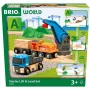 Brio World Freight Train stardikomplekt kraanaga