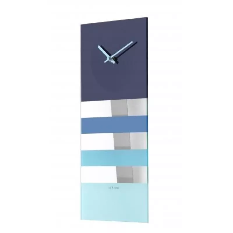 NeXtime kell 2855bl Bold Stripes, 38x19 cm, seinakell, sinine