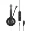 EPOS | SENNHEISER IMPACT SC 75 USB MS Kõrvaklapid juhtmega peapaelaga, ühenduvus/muusika USB Type-A, must