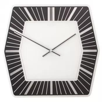 NeXtime kell 8128zw Hexagon, 43x43 cm, sein, valge