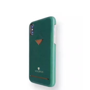 Kaardipesaga tagakest VixFox iPhone XSMAX-ile – metsaroheline, kaitsva tagakaane ja kaarditaskuga