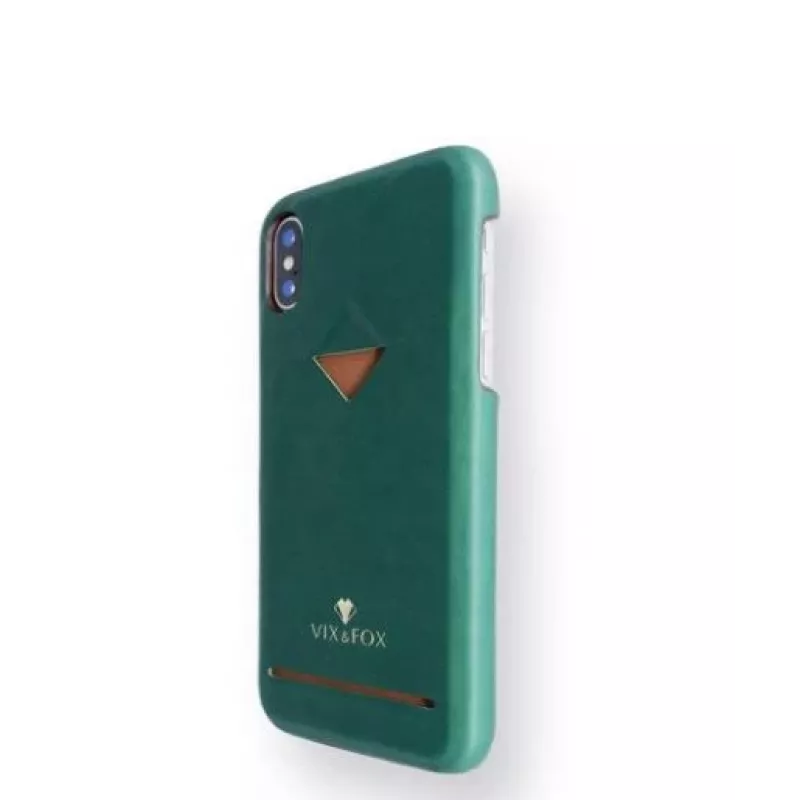 Kaardipesaga tagakest VixFox iPhone XSMAX-ile – metsaroheline, kaitsva tagakaane ja kaarditaskuga