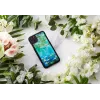 Telefonikott iKins iPhone 11 Pro Maxile – vesiroosimustriga, must