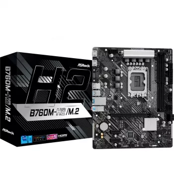 ASRock B760M-H2/M.2 DDR5 LGA1700 Micro-ATX emaplaat
