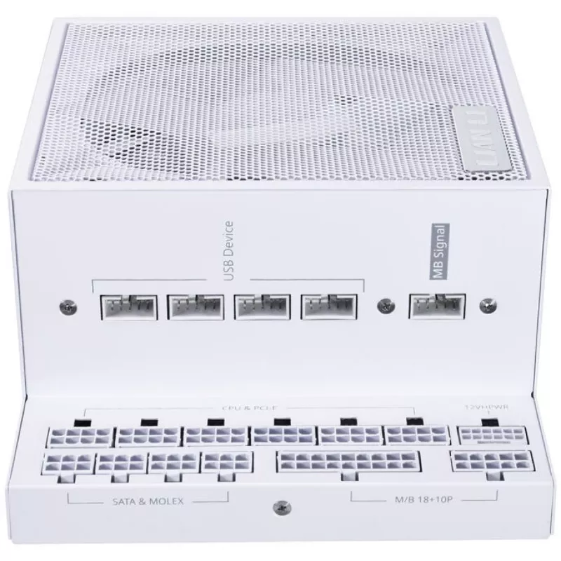 Toiteplokk Lian Li EG0850 850 W SFX, 20-pin ATX, 80 PLUS Gold, valge