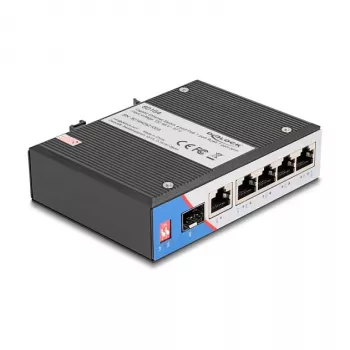 Võrgulüliti DELOCK 80164 4-pordiline Gigabit PoE 1 üleslingi RJ45 pordiga