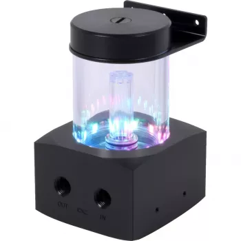 Veeplokk Alphacool 15380 akrüül alumiinium plast must 76.5x131x76.5mm