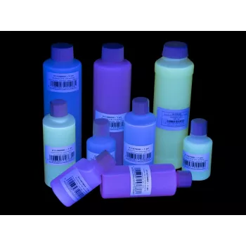 Templivärv EUROLITE UV-aktiivne Läbipaistev Punane 50 ml, UV-nähtav templivärv