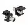 Keystone-moodul IEC-isane F-emasele must DeLOCK 86857