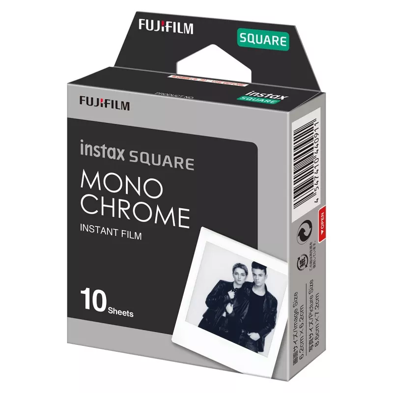 Kiirpildifilm Fujifilm Instax Square 10 lehte monokroomne