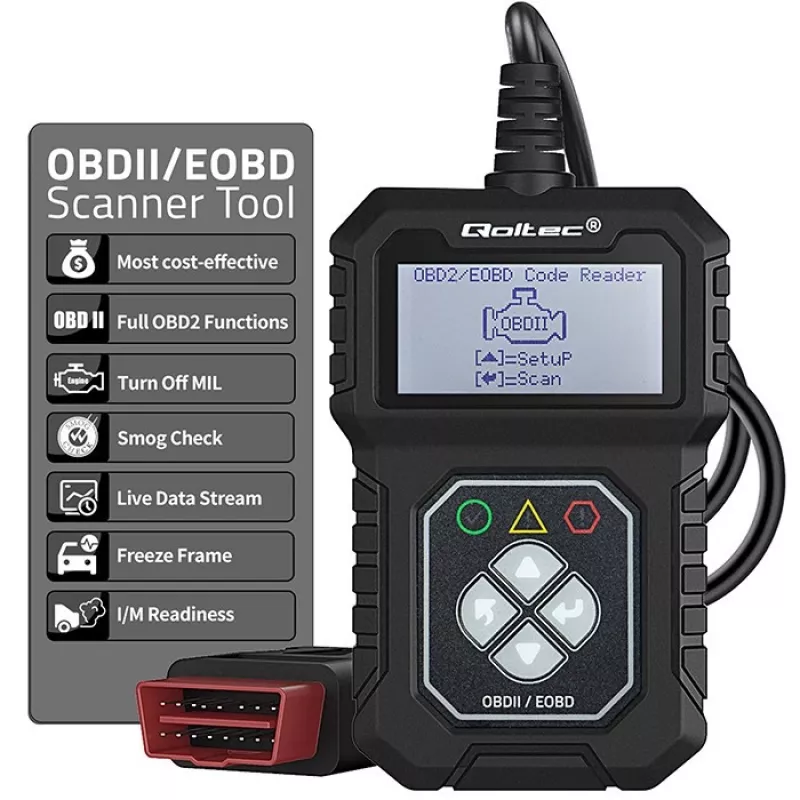 OBDII diagnostester QOLTEC ProLine (mudel 50684)