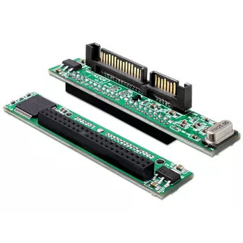 Kaabli soovaheti DeLOCK 61987 SATA 22p IDE 44p must roheline