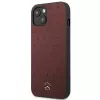 Mercedes MEHCP13SPSQRE iPhone 13 mini 5,4 punane/punane kõva ümbris Nahk Tähtede mustriga