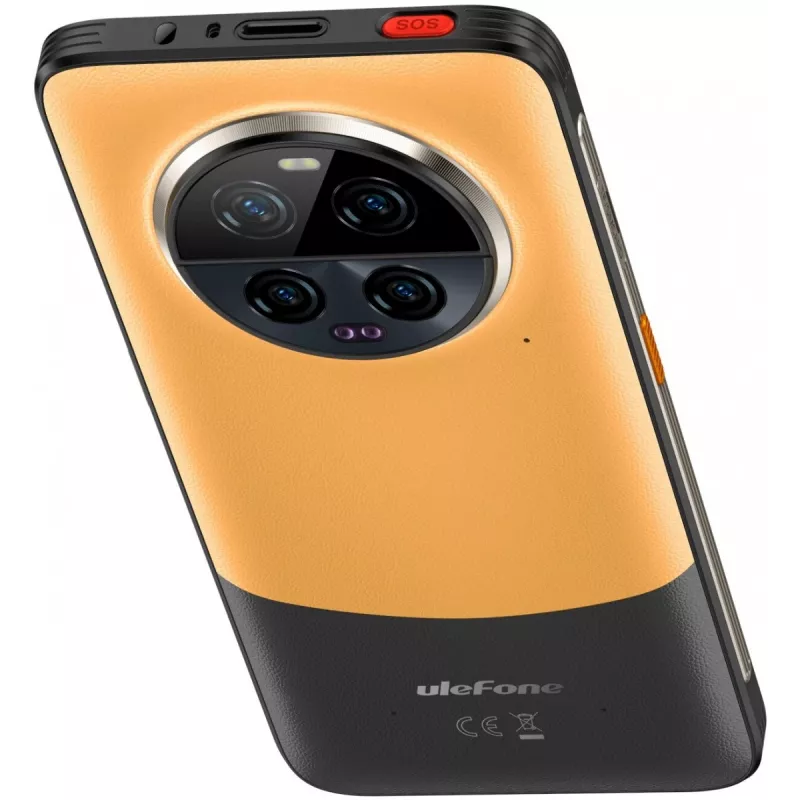 Tugevdatud nutitelefon UleFone Armor 23 Ultra 5G — 12 GB muutmälu, 512 GB salvestusruum, oranž