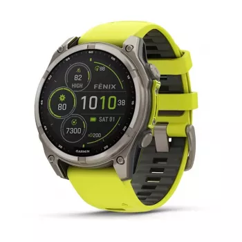 Garmin fenix 8 3.3 cm (1.3) 47 mm digitaalne 260 x 260 pikslit puuteekraan Titaan WiFi GPS (satelliit)