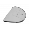 Juhtmeta vertikaalne hiir NATEC Euphonie Pro Bluetooth 5.0, 4000 DPI, programmeeritav, vaikne, valge