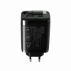Laadija CANYON OnCharge 65RC sisseehitatud USB-C kaabliga, 65 W, 1x PD, 1x QC, EL-pistik, must