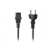 Toitekaabel LANBERG CEE 7/7 – C13 (C320) 1,8 m, sirge, must