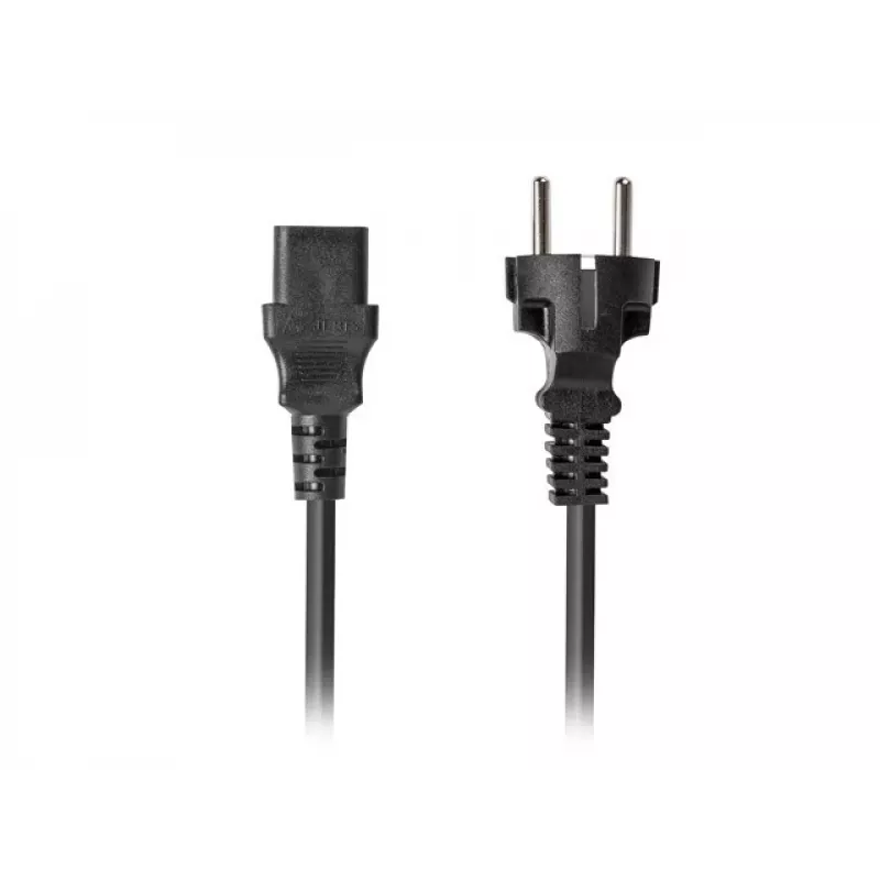 Toitekaabel LANBERG CEE 7/7 – C13 (C320) 1,8 m, sirge, must