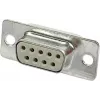 Juhtmepistik Harting 09 67 209 4704 D‑Sub 1, hall metallik, PBT korpus