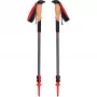 Trekking Poles Pursuit S/M, Fitness Device hall/Punane, 1 Pair, 100-125 cm