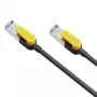 Võrgupaikakaabel CABLETIME Cat7 S/STP 0,5 m, must