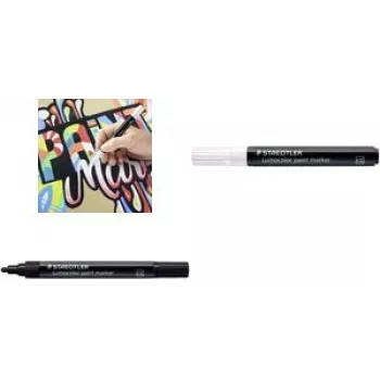 Staedtler Lumocolor valge marker 1 tk kirjutamisvärv valge