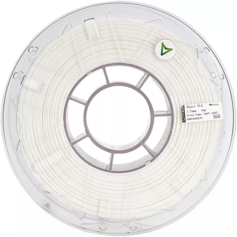 3D-printimismaterjal Creality 3D 3301010405 Polühappeline PLA valge 1 kg