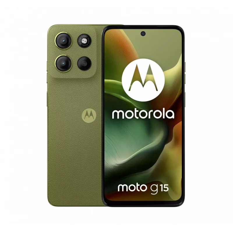 Motorola moto g15 17,1 cm (6,72 tolli) Dual SIM Android 15 4G USB USB-C 8 GB 128 GB 5200 mAh Roheline