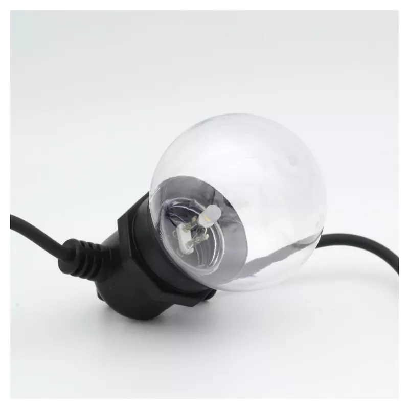 Valguskett RealPower 463614 LED 12 lampi soe valge 4,9 m patareitoide (AA)
