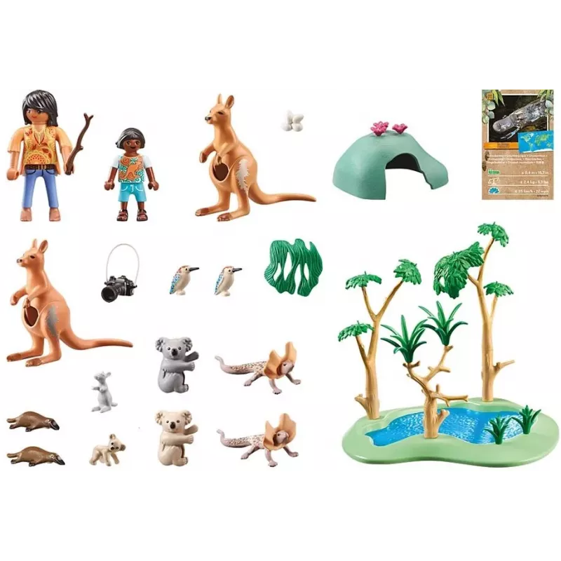 Wiltopia 71624 Austraalia loomade figuurikomplekt