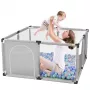 Extralink Kids Playpen, Kuiv basseiniala lastele, Kokkupandav 126x126cm pallimeri k-458