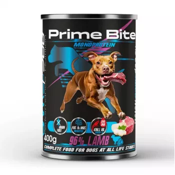 PRIME BITE Monoprotein Lamb with parsley - märg koeratoit - 400g